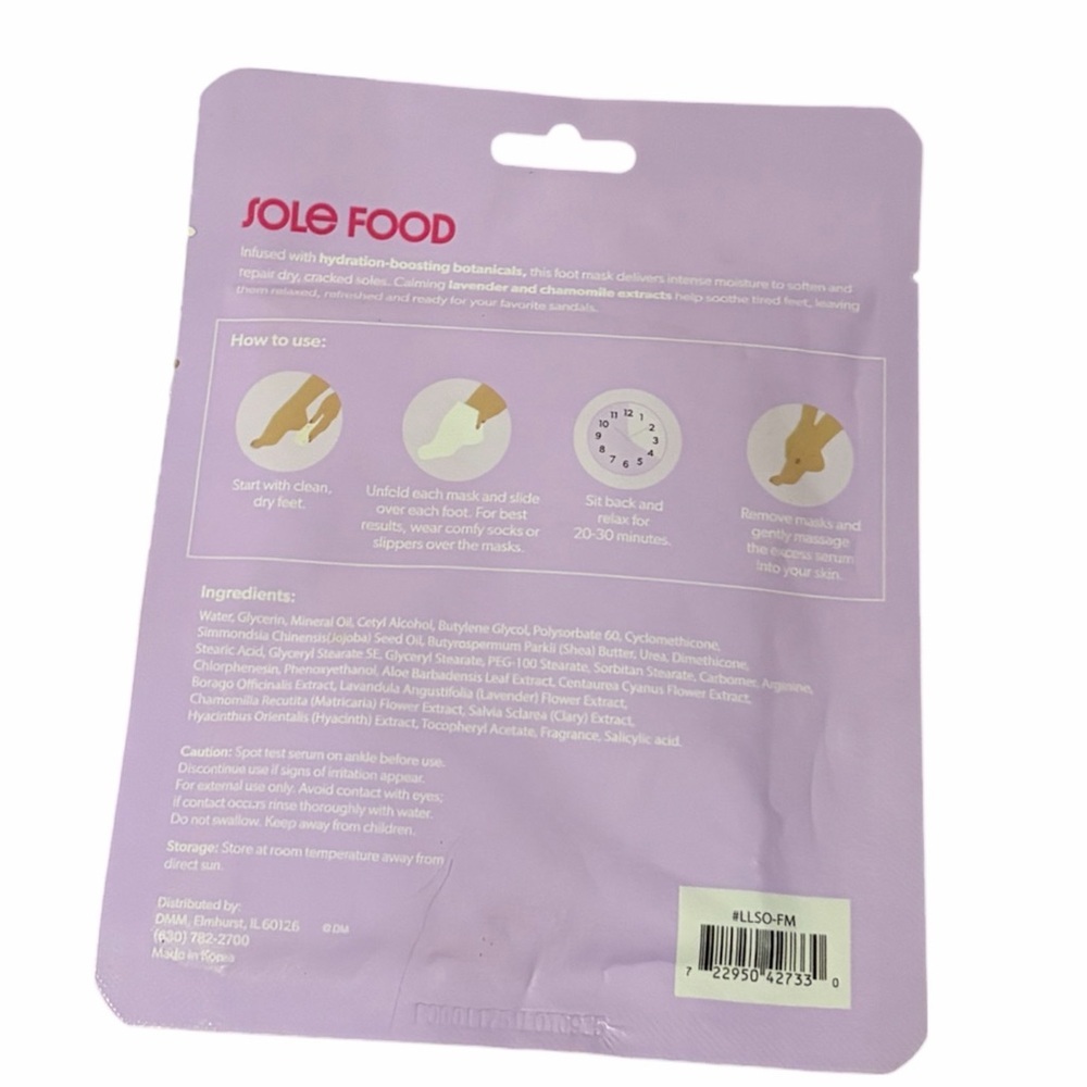 Lemon Lavender Pedi-Cure All Hydrating Foot Mask - Picture 2 of 2